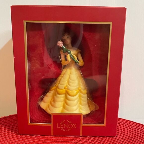 Lenox Princess Belle 30th Anniversary Disney Ornament NWT - Picture 4 of 4